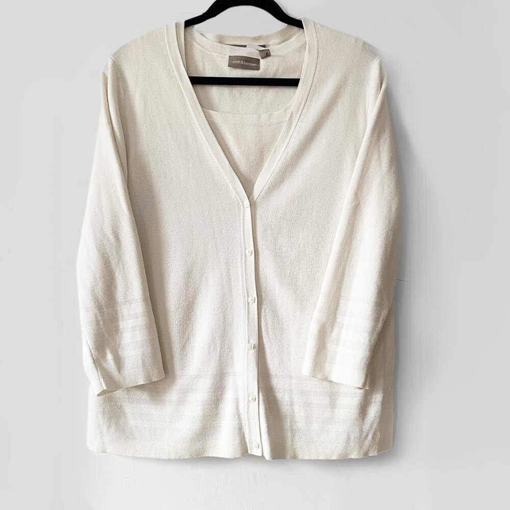 Croft & Barrow - Cardigan and Camisole set